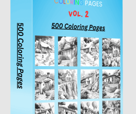 Cottages Coloring Pages (V2) Review: A Journey Through Idyllic Cottages Awaits!