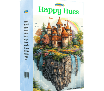 Happy Hues – (PLR) Coloring Book Review: Unleash Creativity & Earn Passive Income Effortlessly!