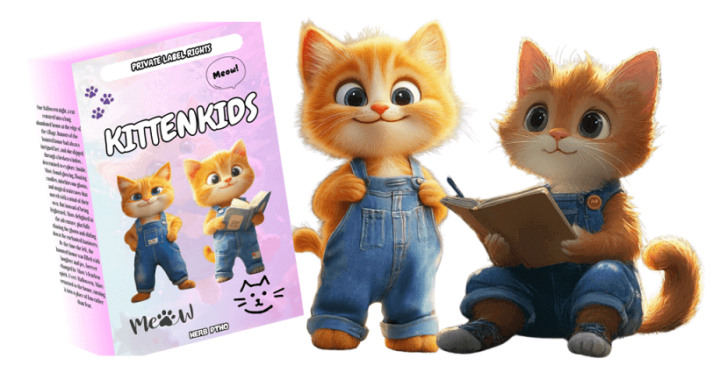 KittenKids PLR Review: Embrace the Fun of Learning with Playful Cat Stories!