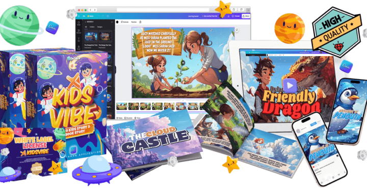 KidsVibe PLR license Review: Captivating AI-Driven Stories & Books to Elevate Children’s Learning!